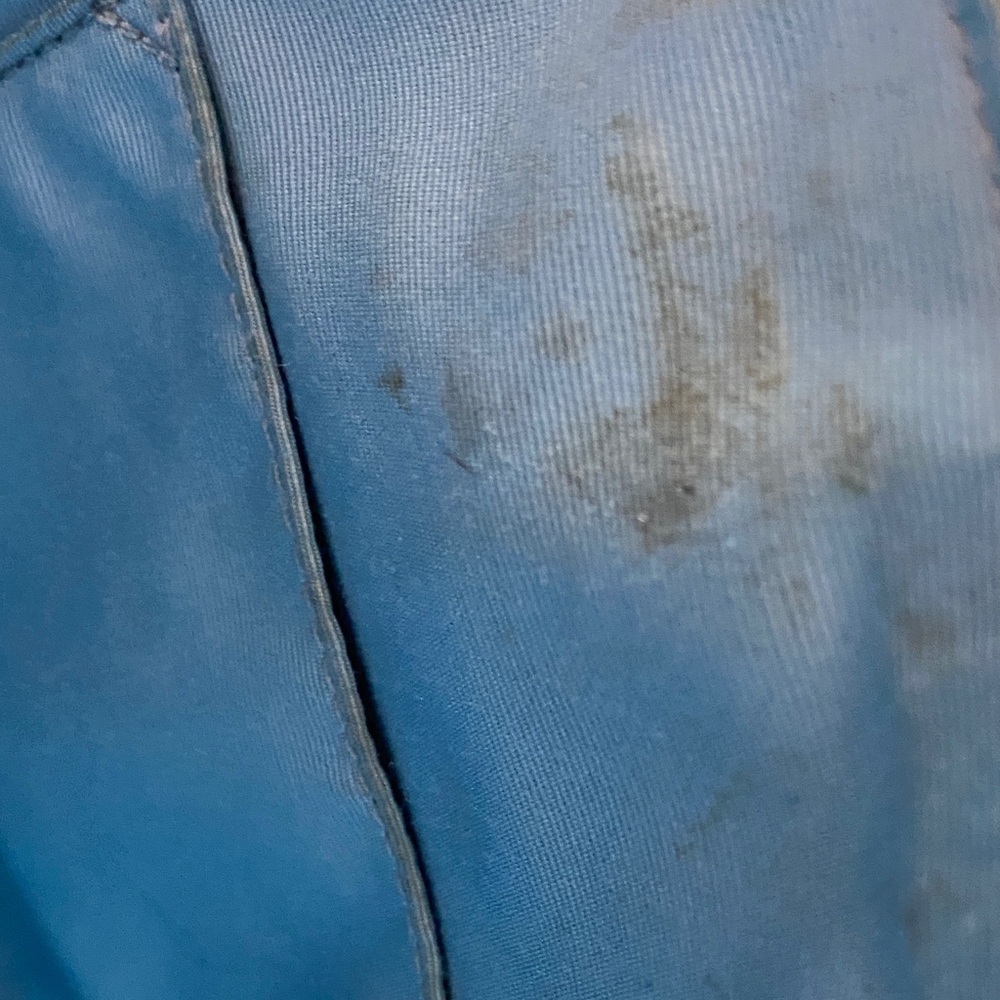 Coach Blue Leather Dome Satchel with Gold Hardware - Picture 16 of 16